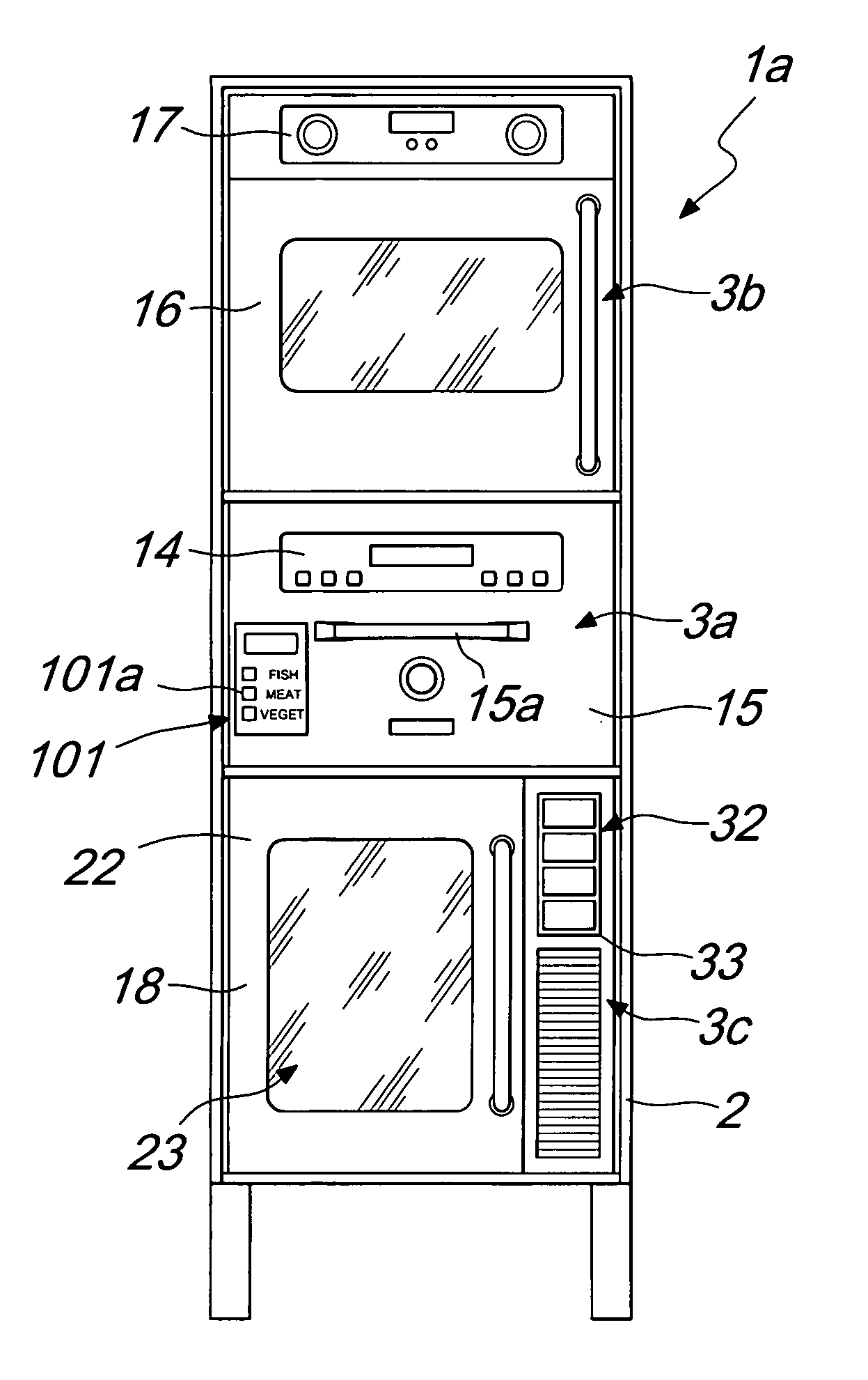 Vacuum cooking apparatus for household use