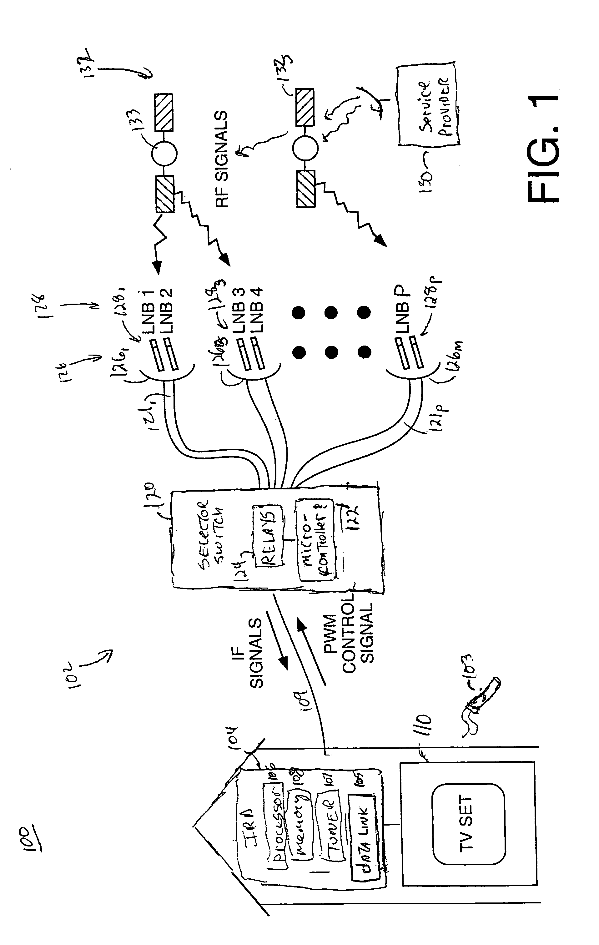 Method and apparatus for selecting a satellite signal