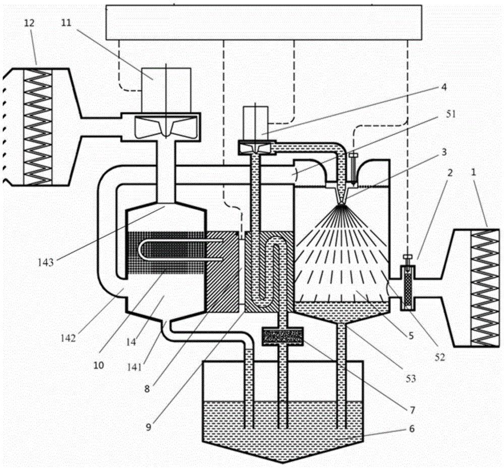 Electrostatic water mist air purification device
