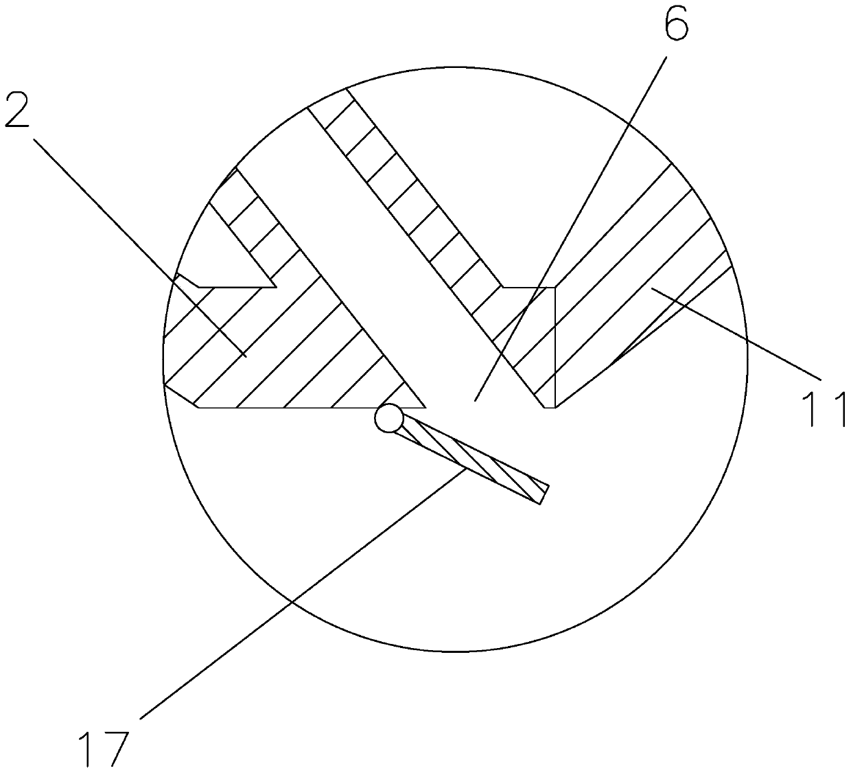 Feed sprinkling device for flatfish