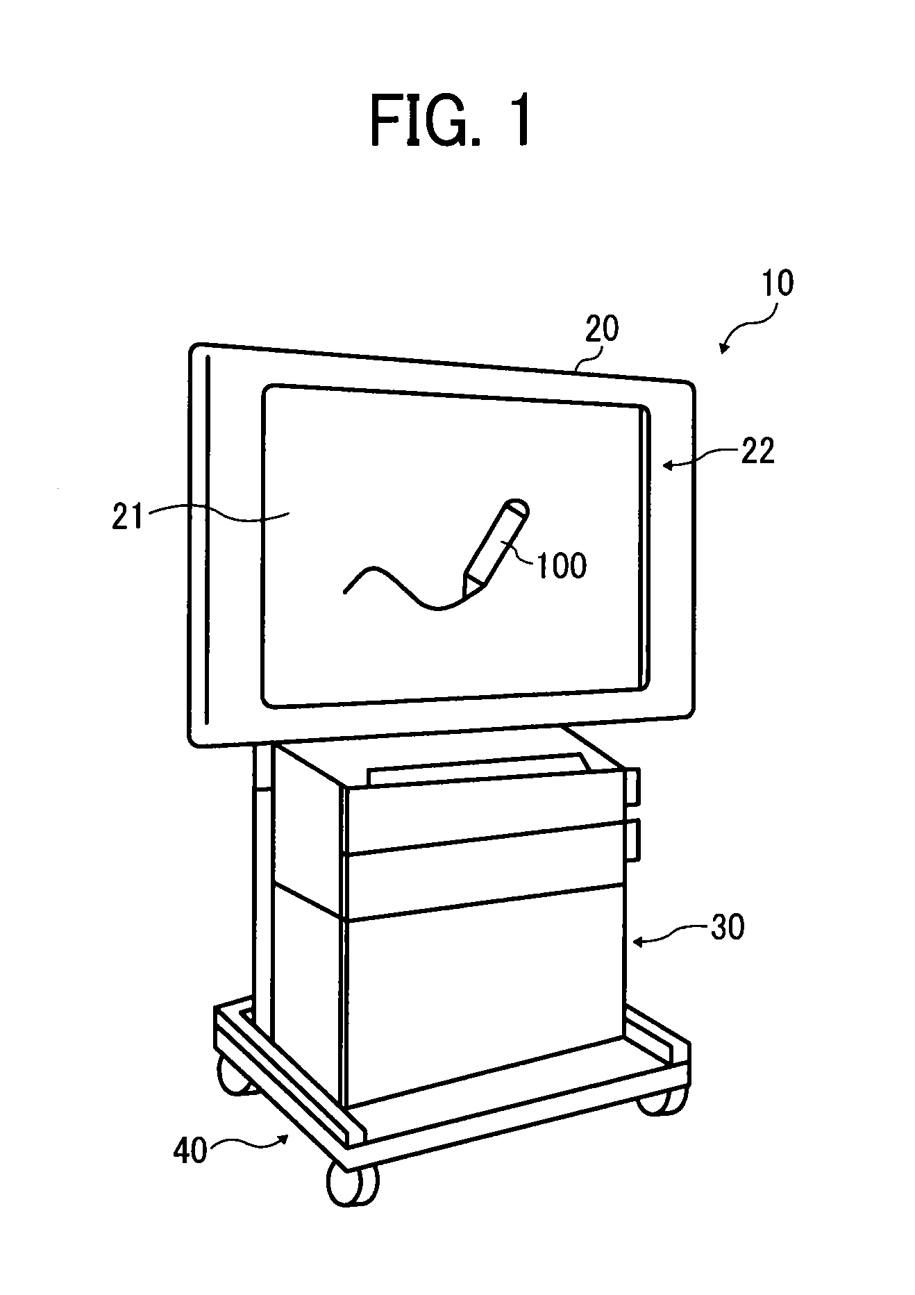 Input device and electronic information board system