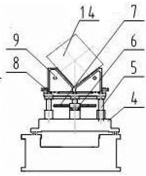 Product assembly method of spindle box square hole assembling and scraping device