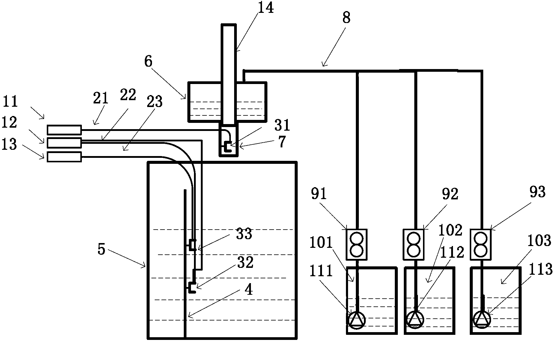 Hydraulic simulation device capable of controlling ingot segregation and method