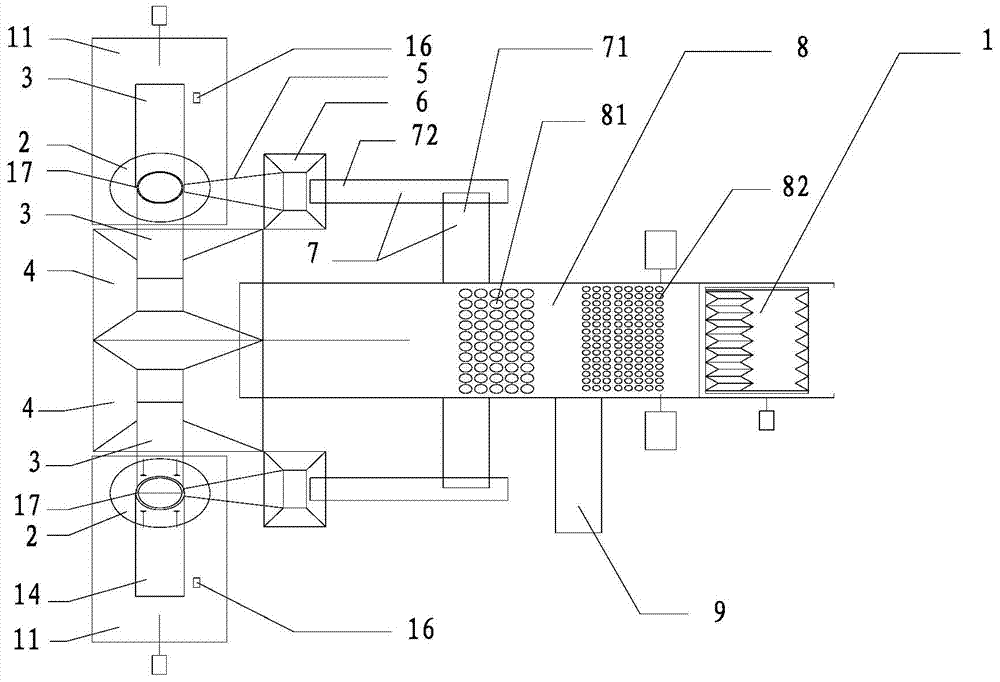 A polysilicon bagging metering control system