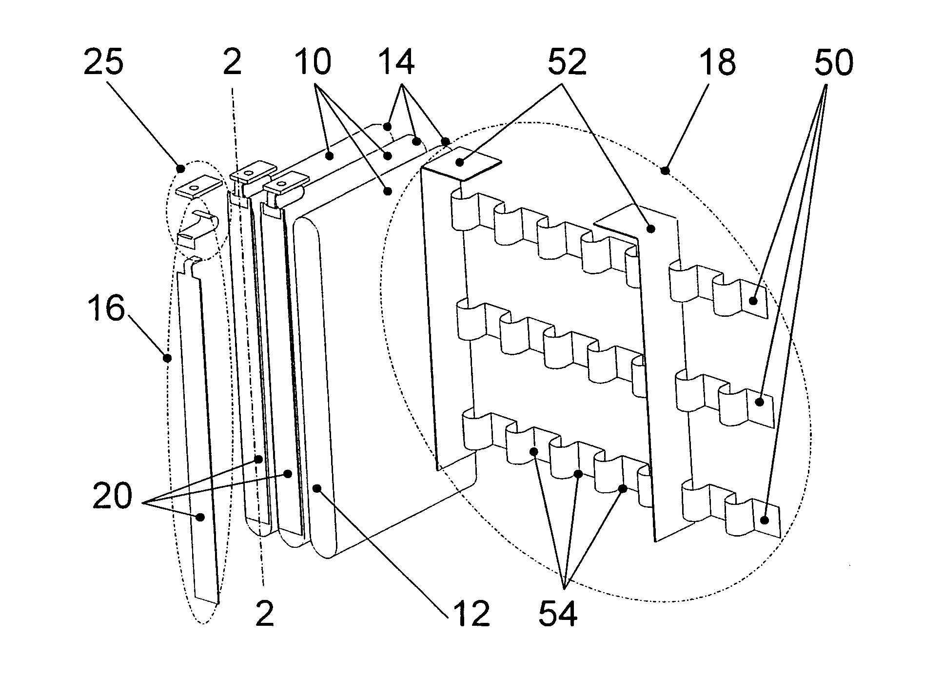 Connection device for electric accumulator