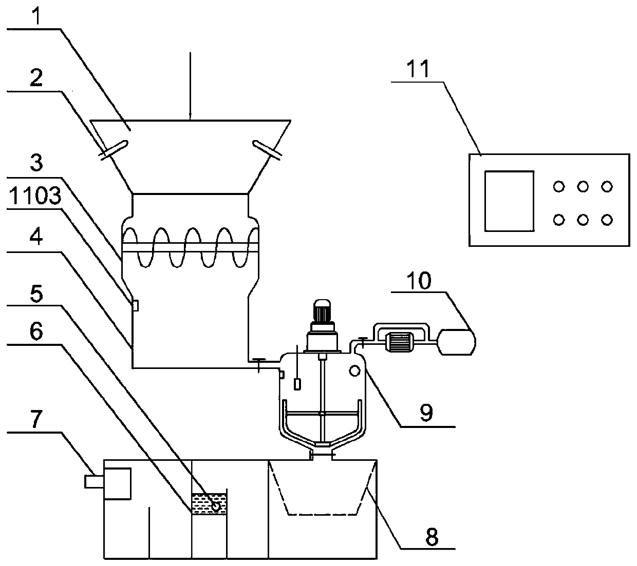 Method and equipment for rapid pretreatment of kitchen waste