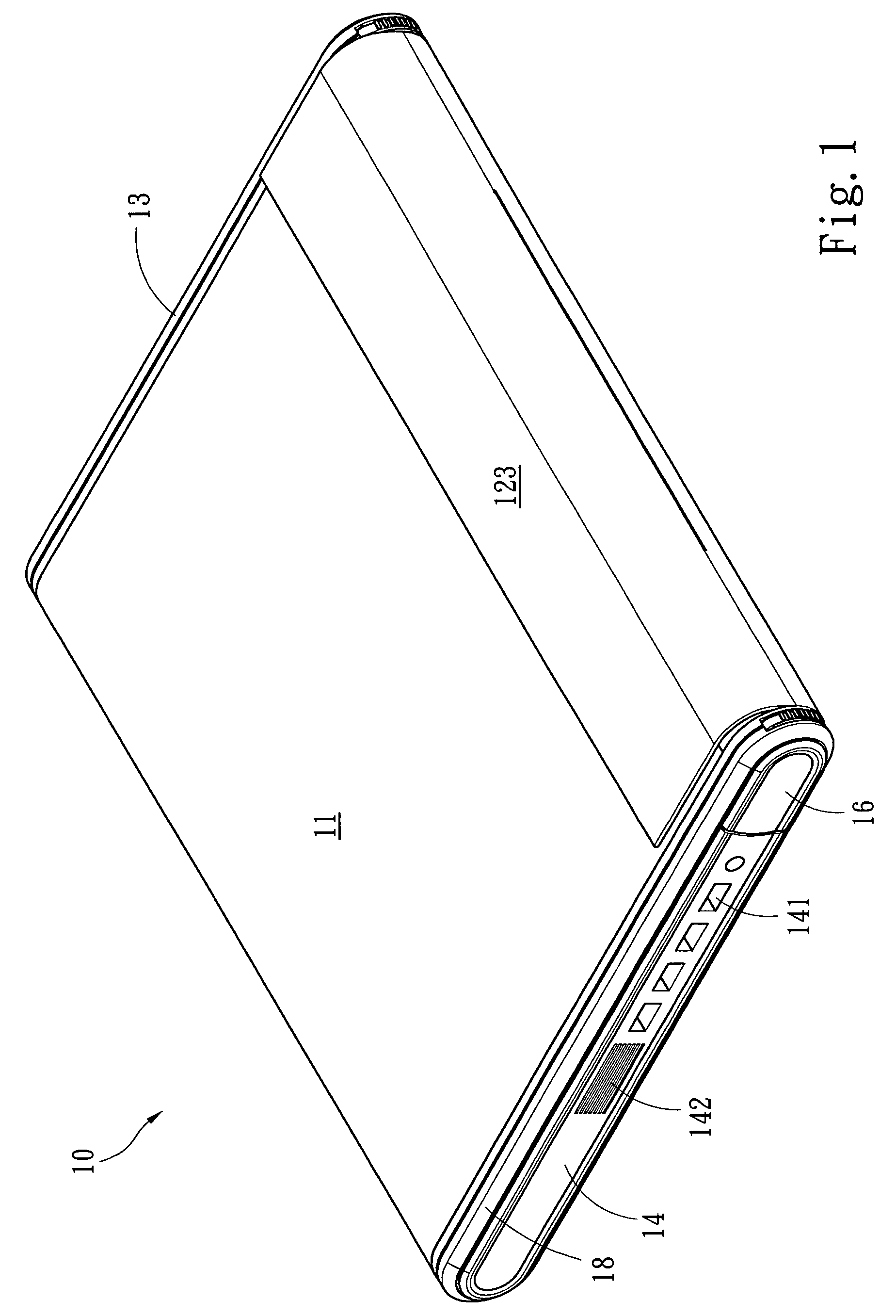 Holding dock for portable computers