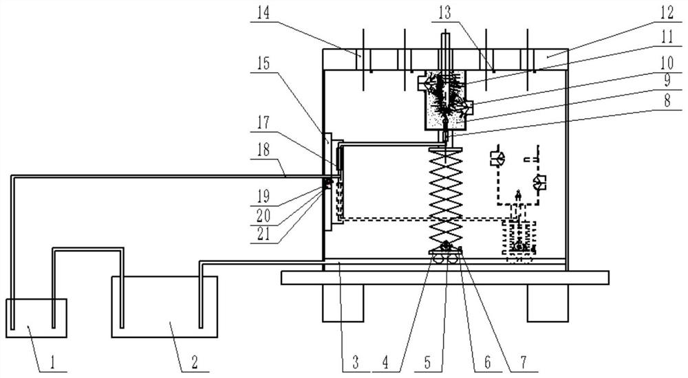 Ultrasonic atomization cultivation box and method thereof for precise spraying of wrapped root system