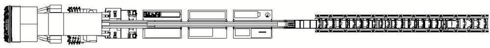 Coal mine arched section cutting system