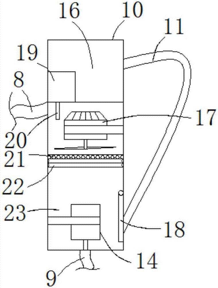 Novel industrial dust removing device