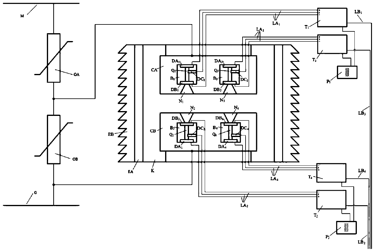 Closed discharge gap triggered by plasma jet and application thereof