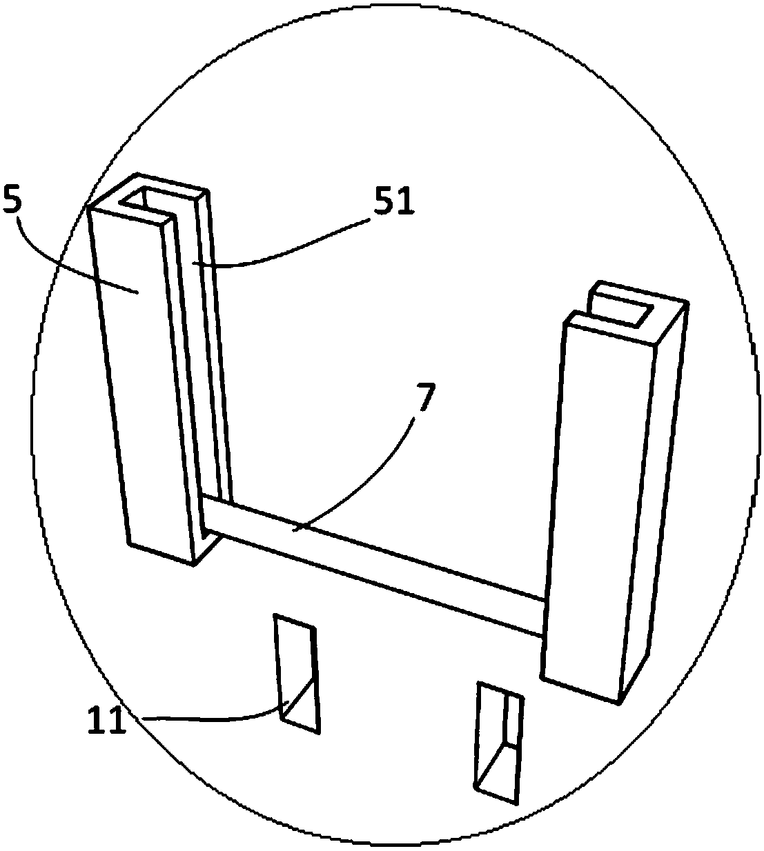 Antiflaming wooden safety socket