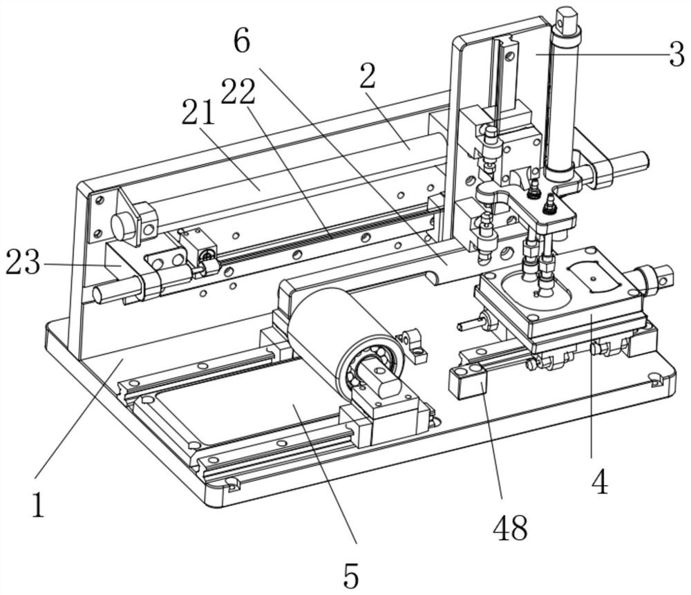 Automatic pasting equipment for skin fixing seat production