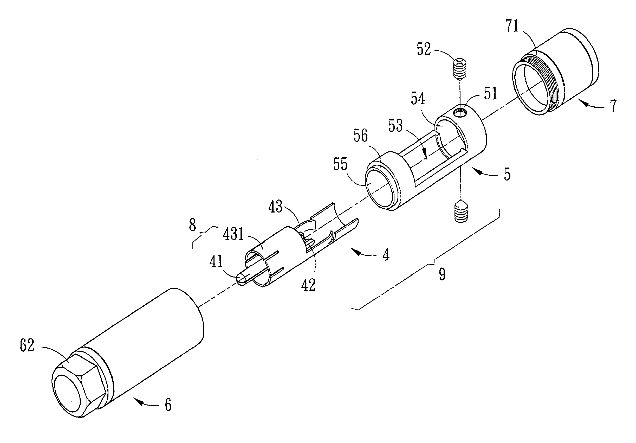 Structure of signal plug