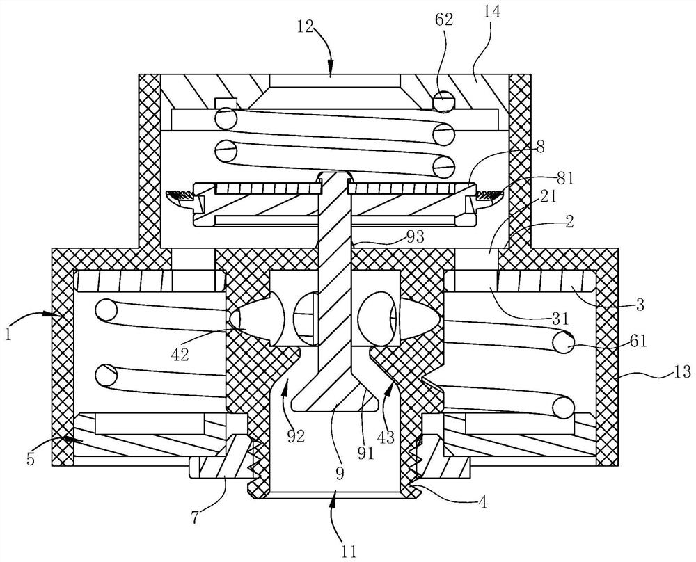 Water flow stabilizing valve and gas water heater applying same