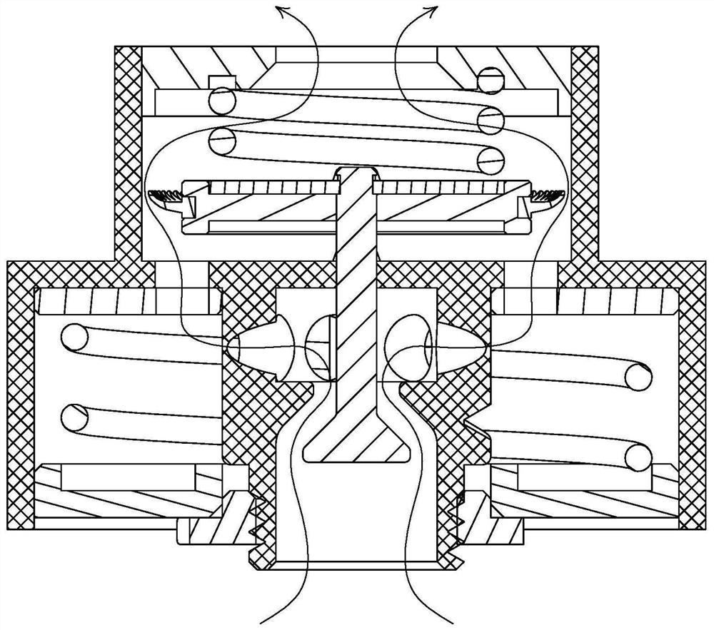 Water flow stabilizing valve and gas water heater applying same