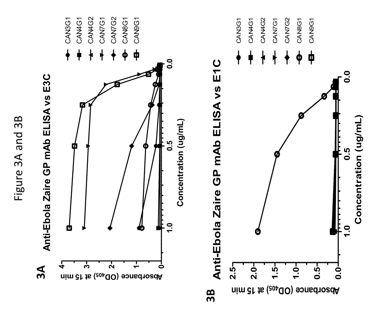 Ebola monoclonal antibodies