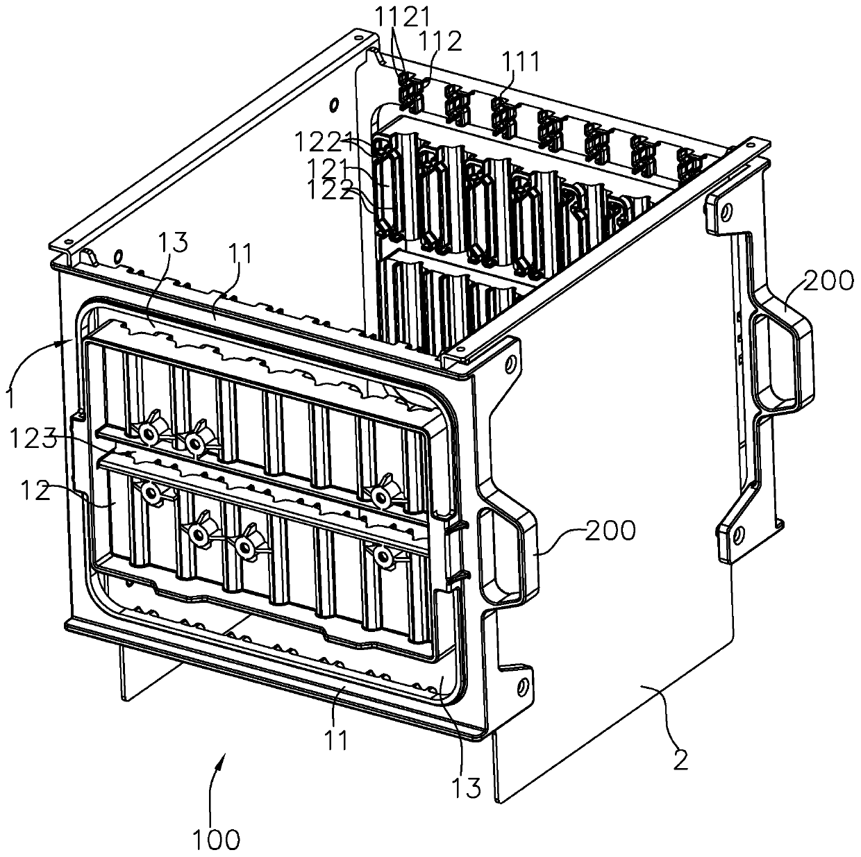 Electrode plate fixing mechanism and electrostatic purification device applying same