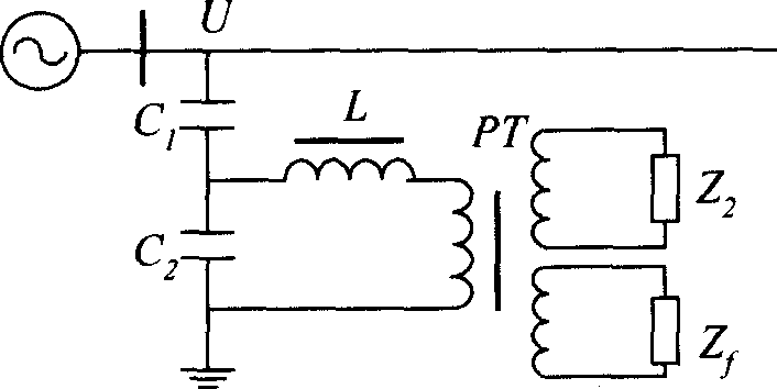 Capacitive voltage transformer transient error digital correcting method