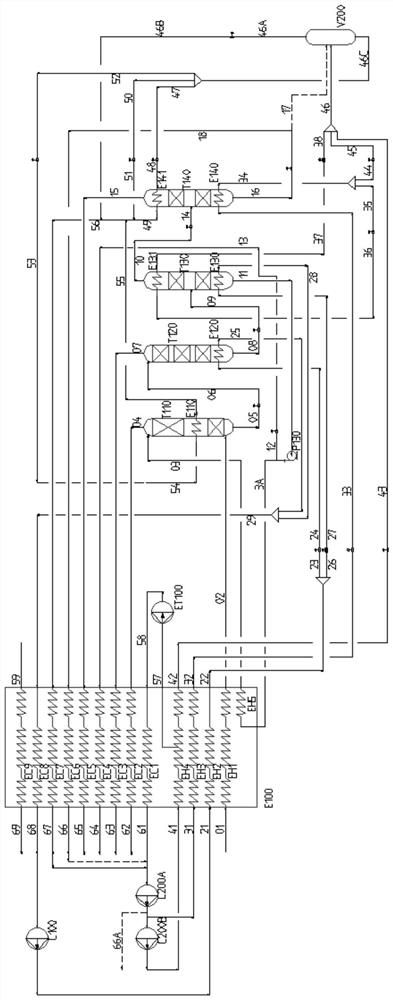 Dual-refrigeration cycle methane washing synthesis gas cryogenic separation device and separation method