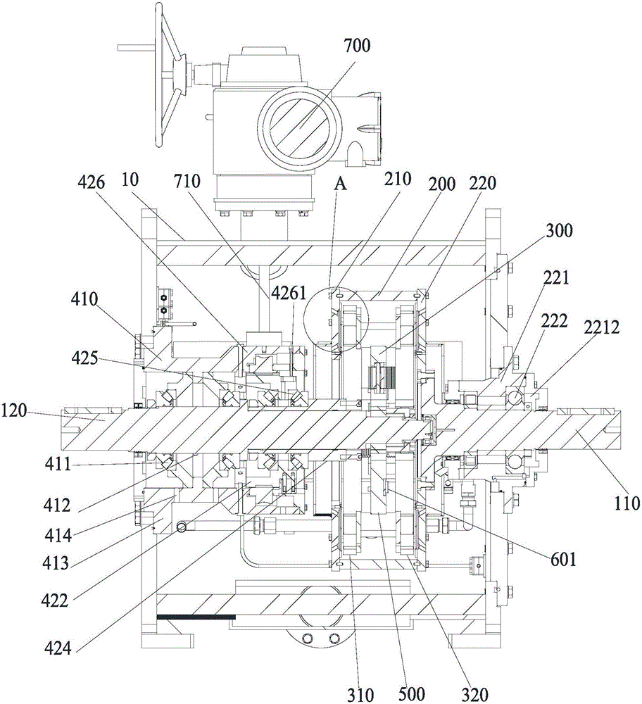 Horizontal type oil-cooled permanent magnetic speed regulator