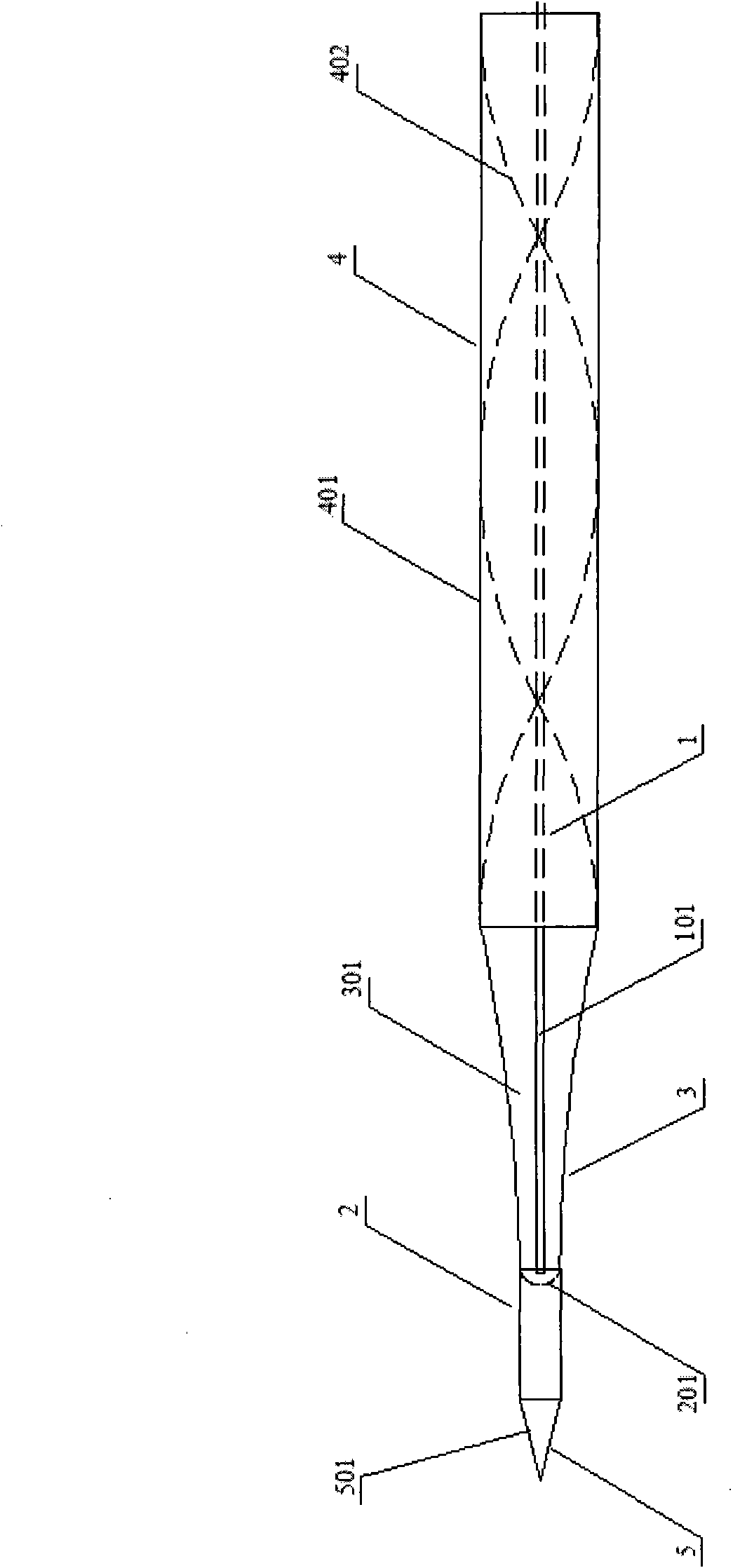 Deep-hole miss-fire explosive processor