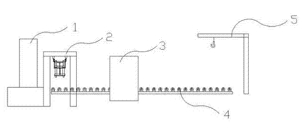 Ring piece machining system and method as well as ring piece moving-out device