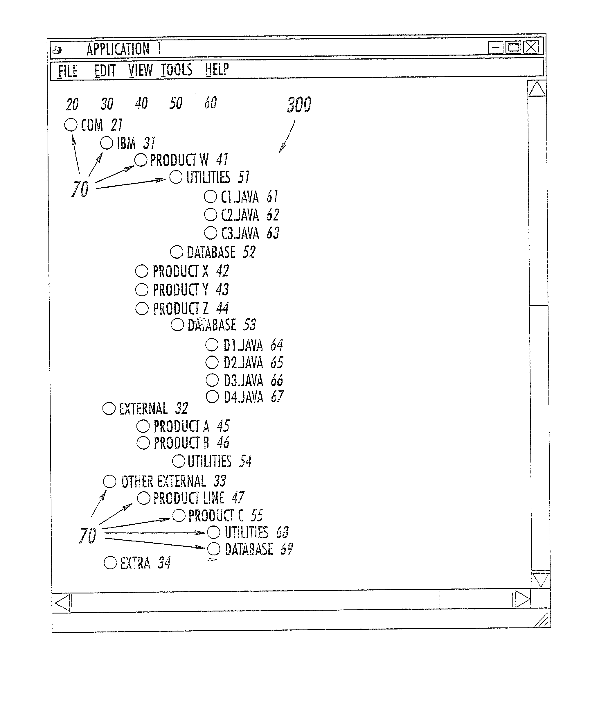 Methods, Systems and Computer Program Products for Controlling Tree Diagram Graphical User Interfaces and/or For Partially Collapsing Tree Diagrams