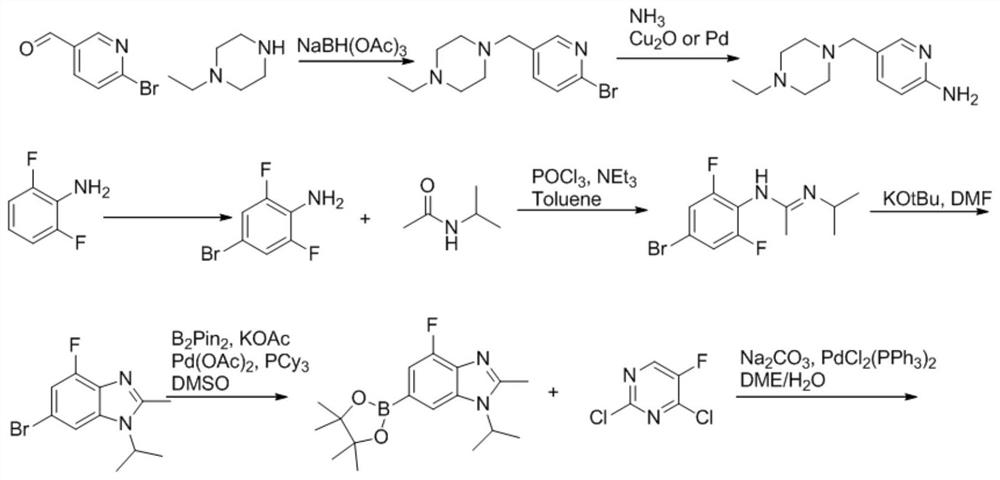 A kind of synthetic method of abemaciclib mesylate