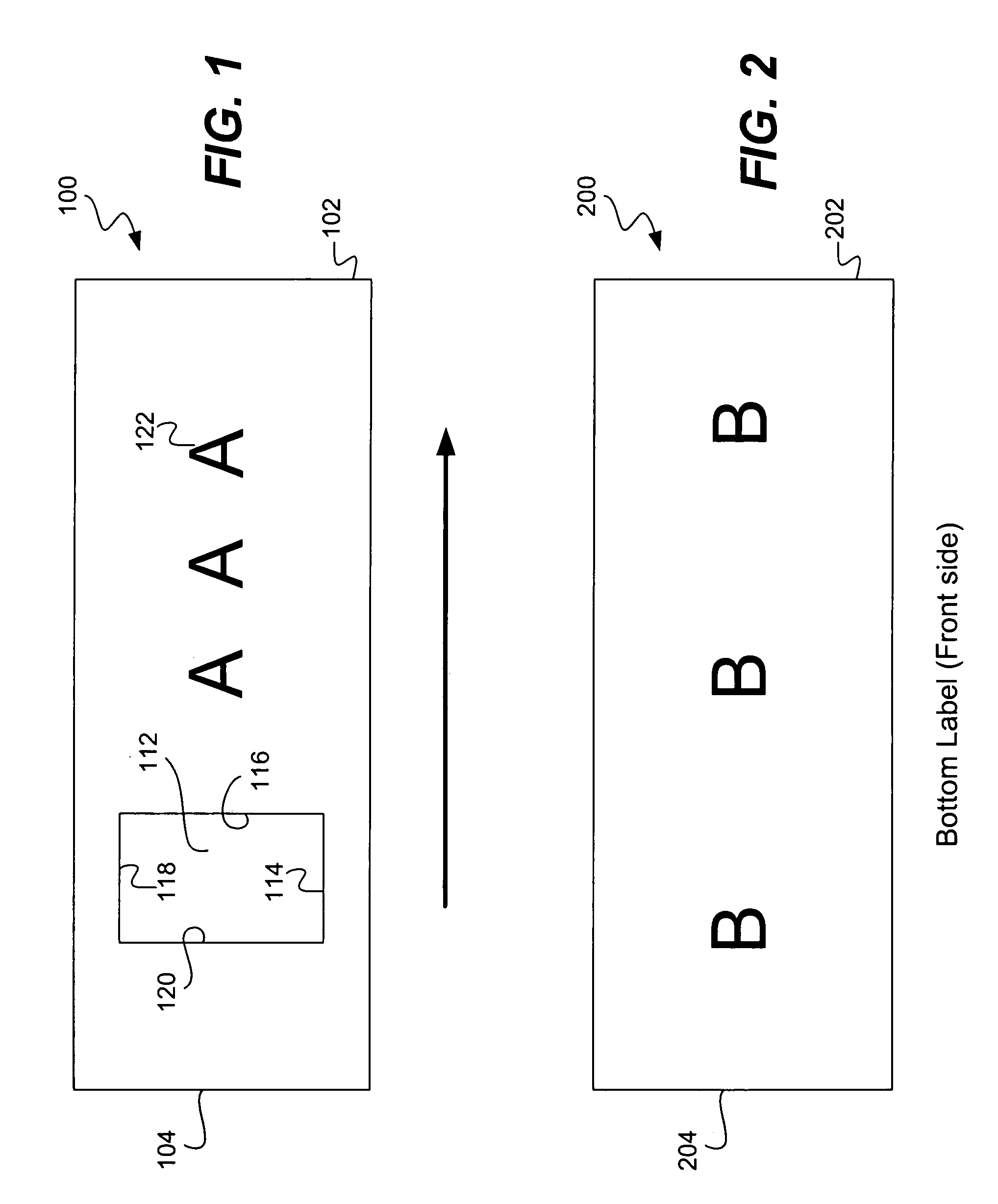 Rotatable label system and method