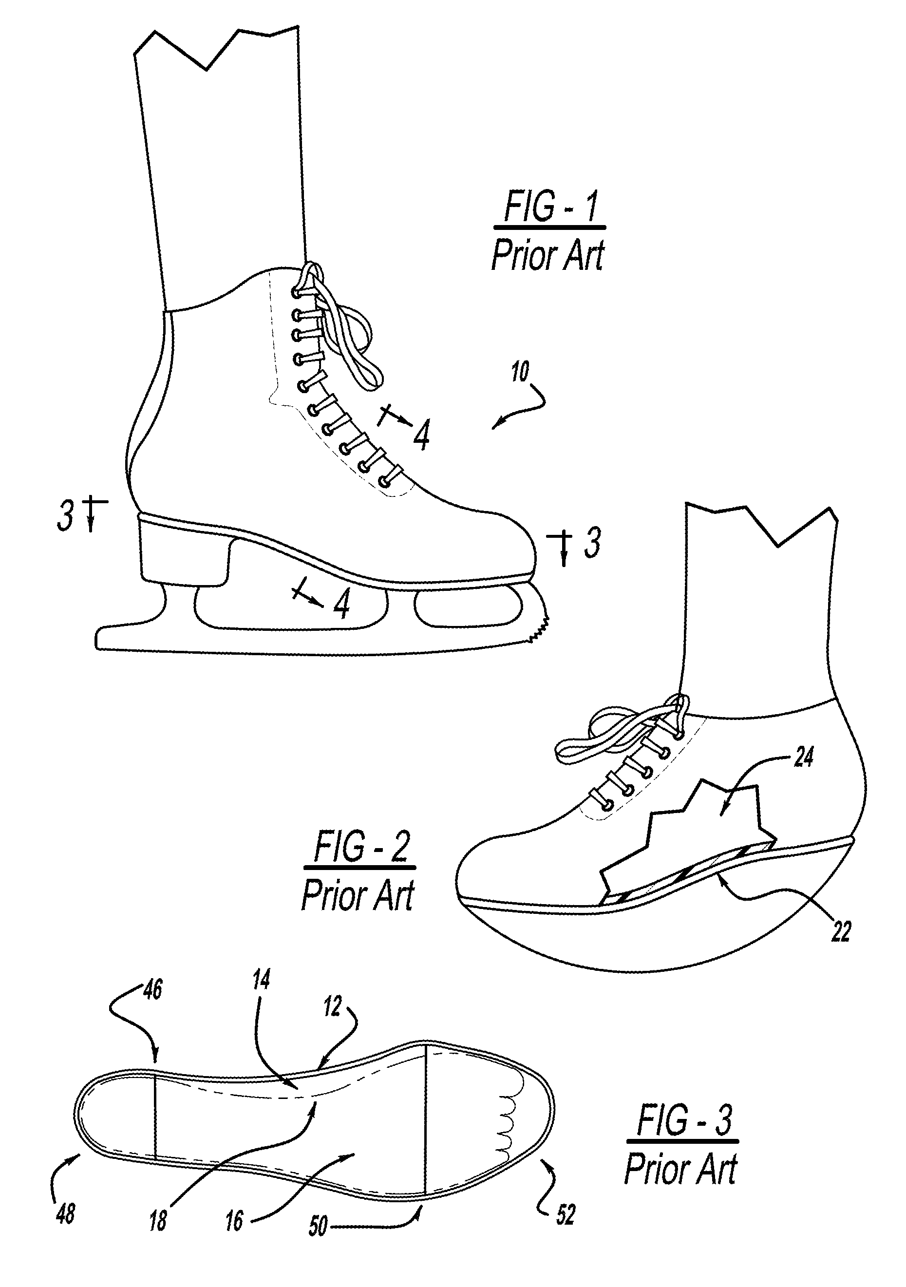 Moldable arch support for footwear