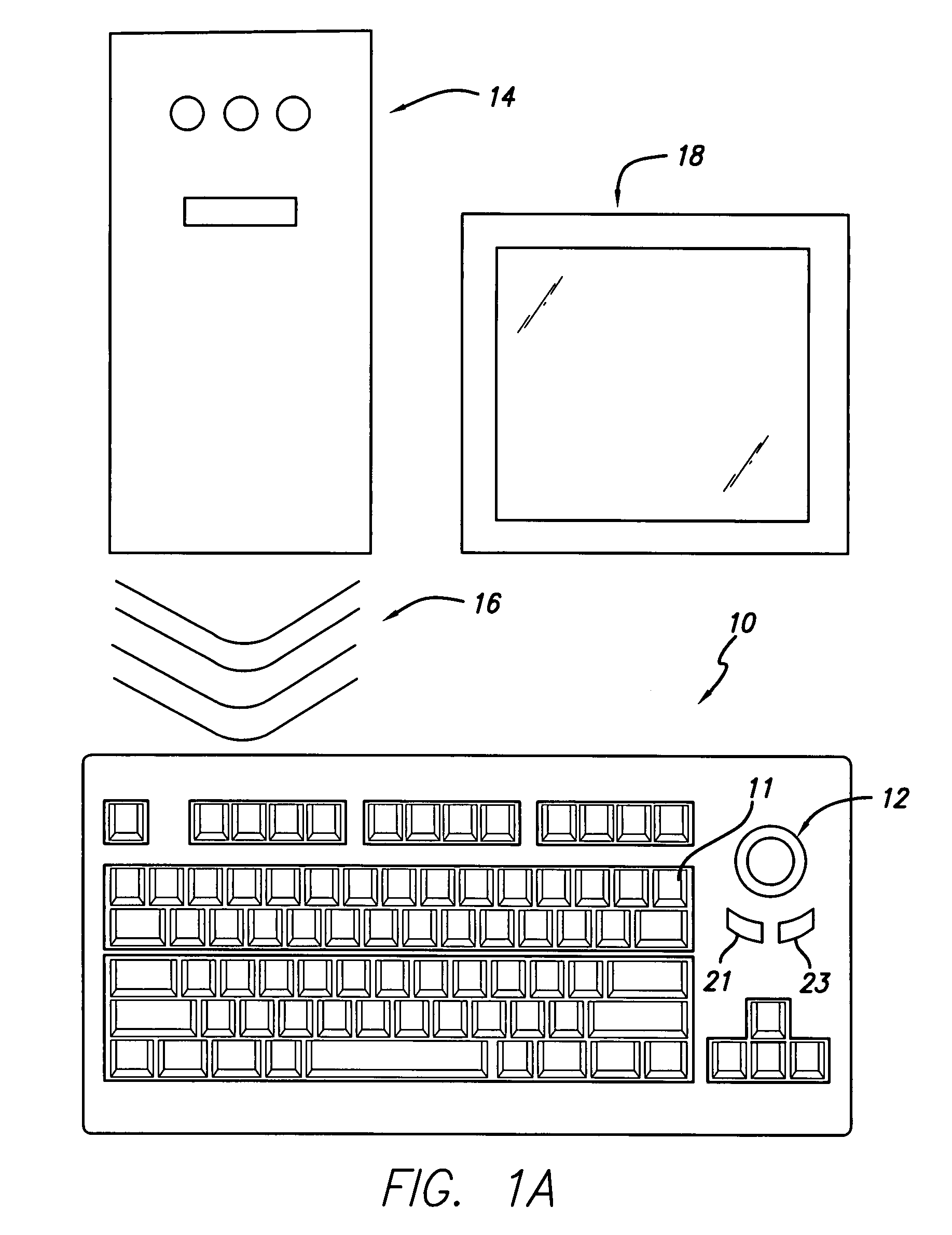 Passive wireless keyboard powered by key activation