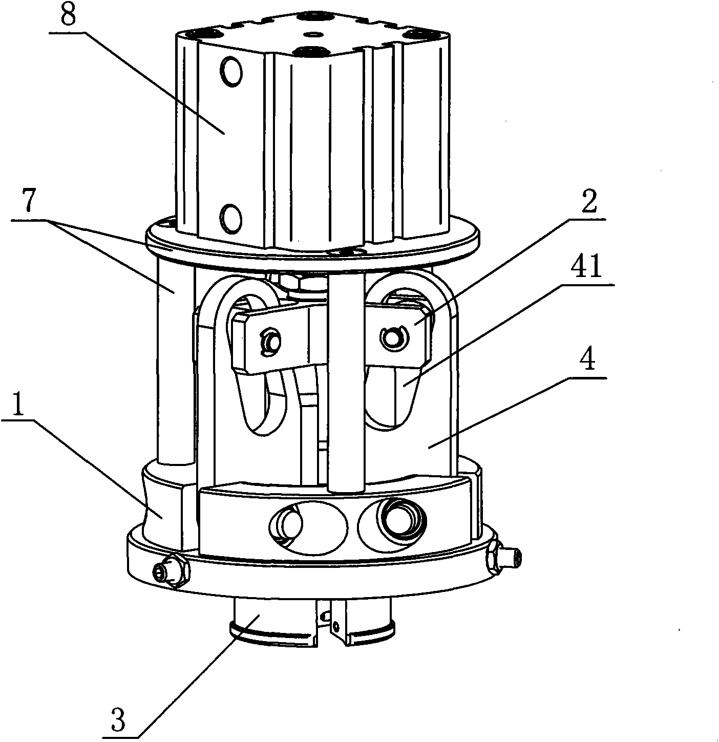 Bottom cover sealing device for liquid paper can