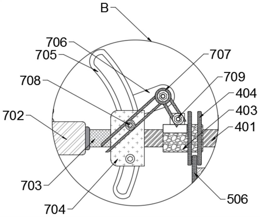 Efficient surface treatment device for stainless steel fan shell machining