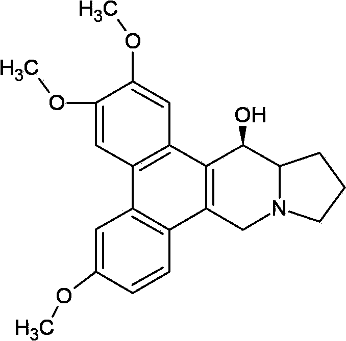 Salts of 14-hydroxyantofine derivative