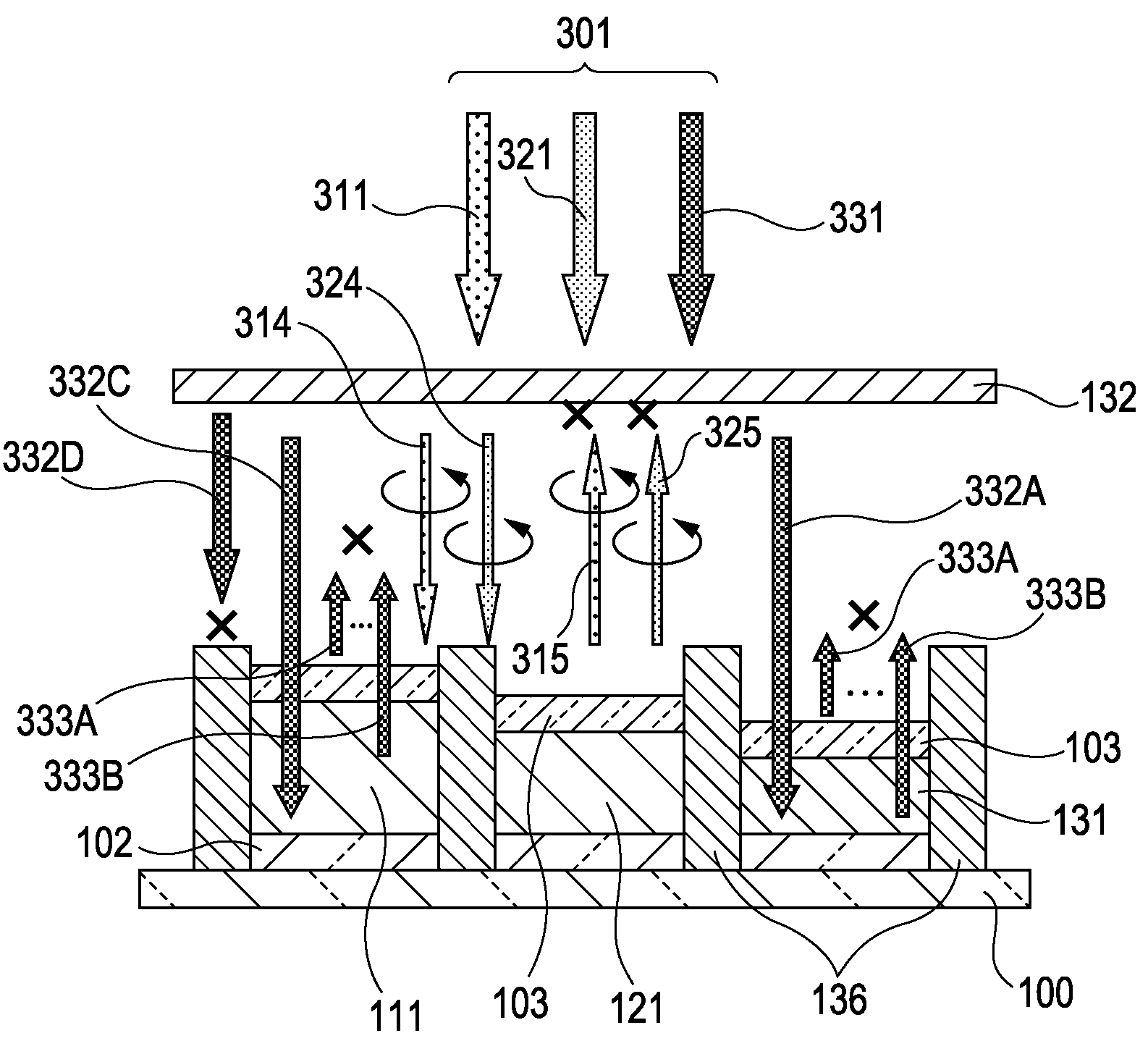 Display apparatus with circularly polarizing member and a resonator assembly for attenuating external light