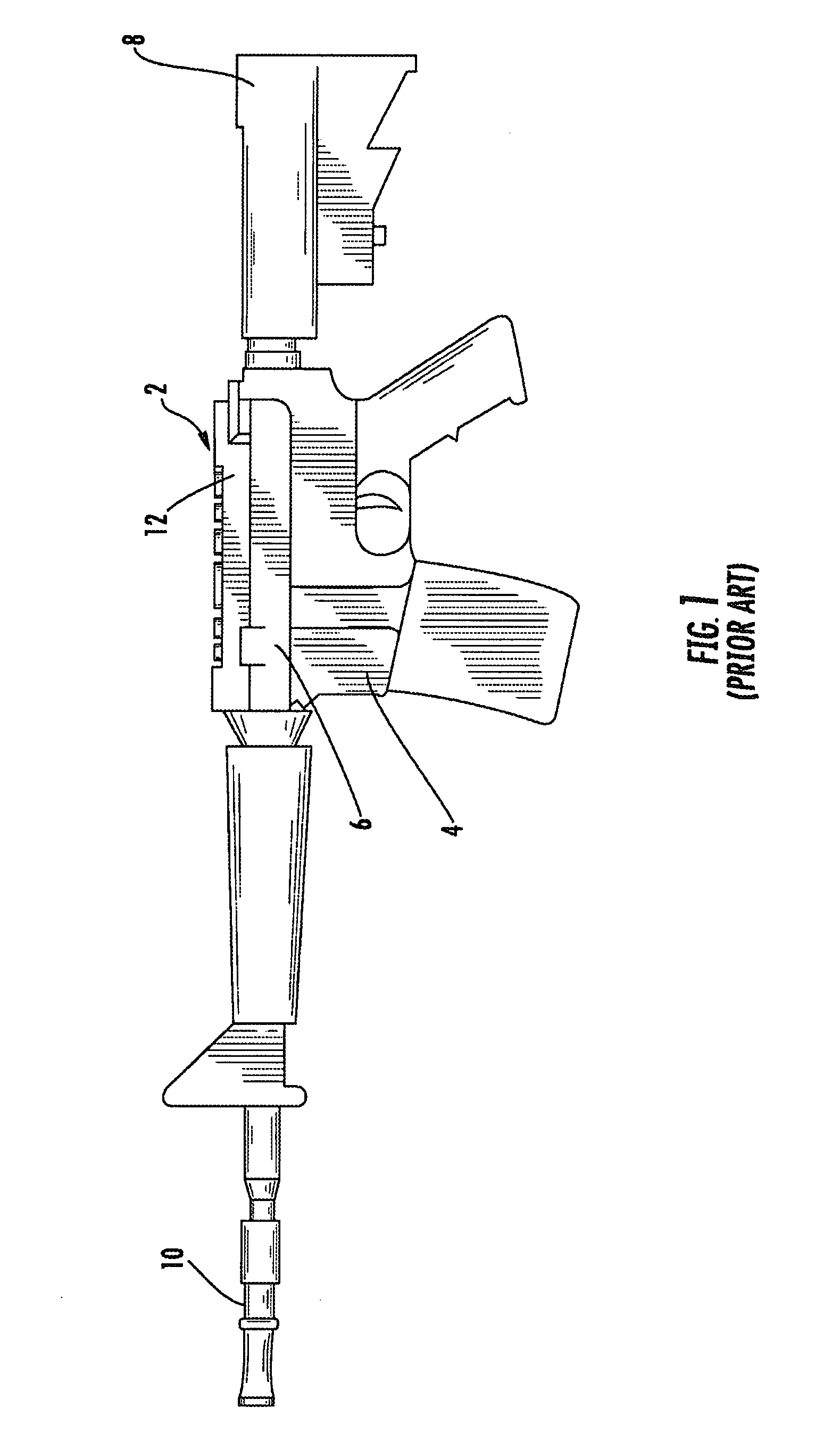 Mounting assembly with positive stop for actuator arm