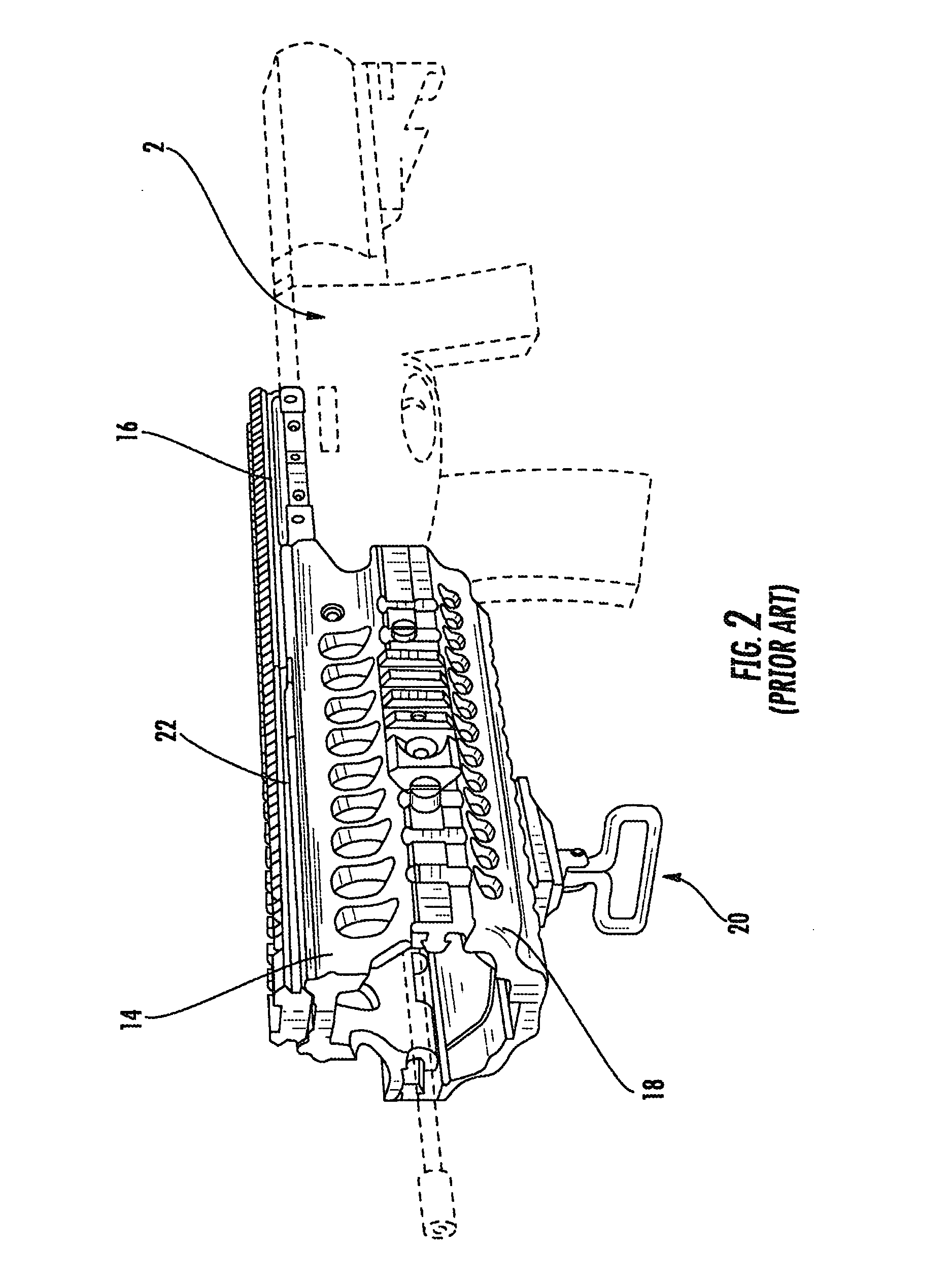 Mounting assembly with positive stop for actuator arm