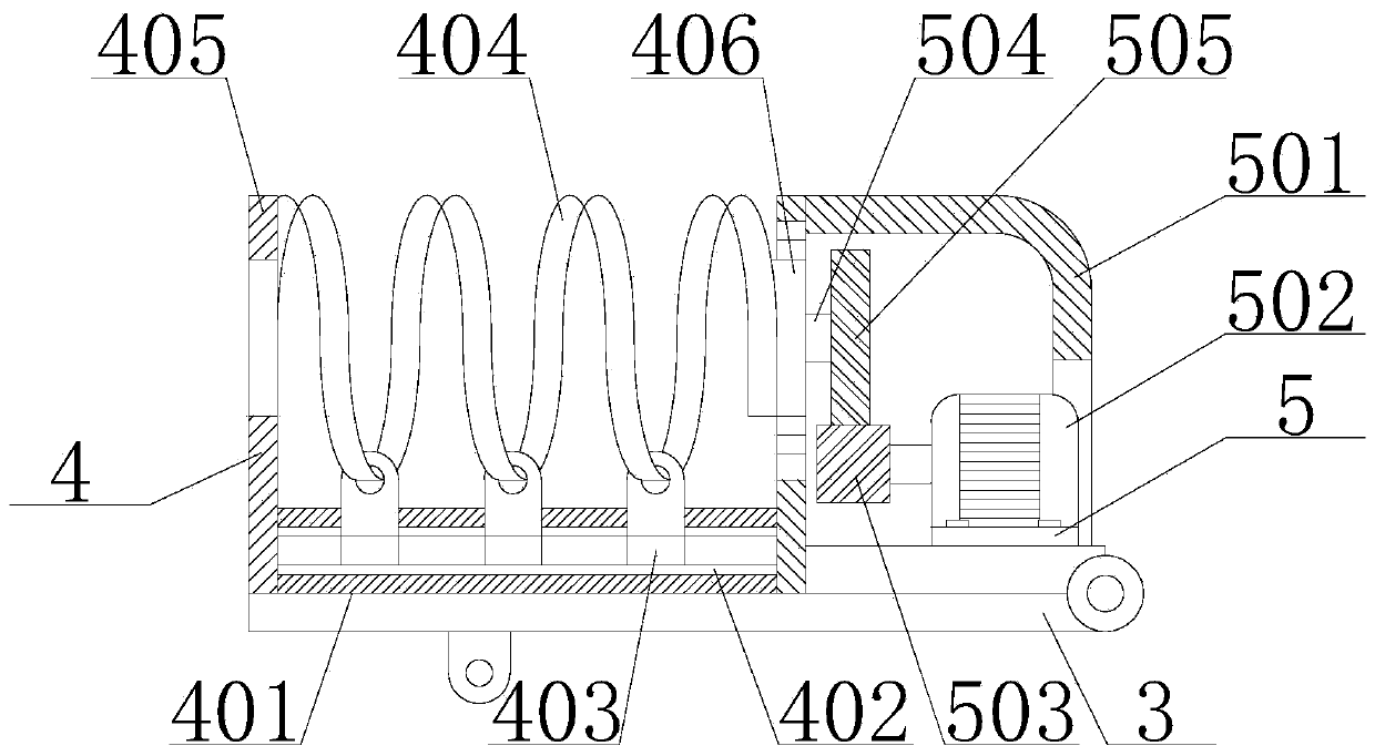 Stable pipe transporting device for constructional engineering