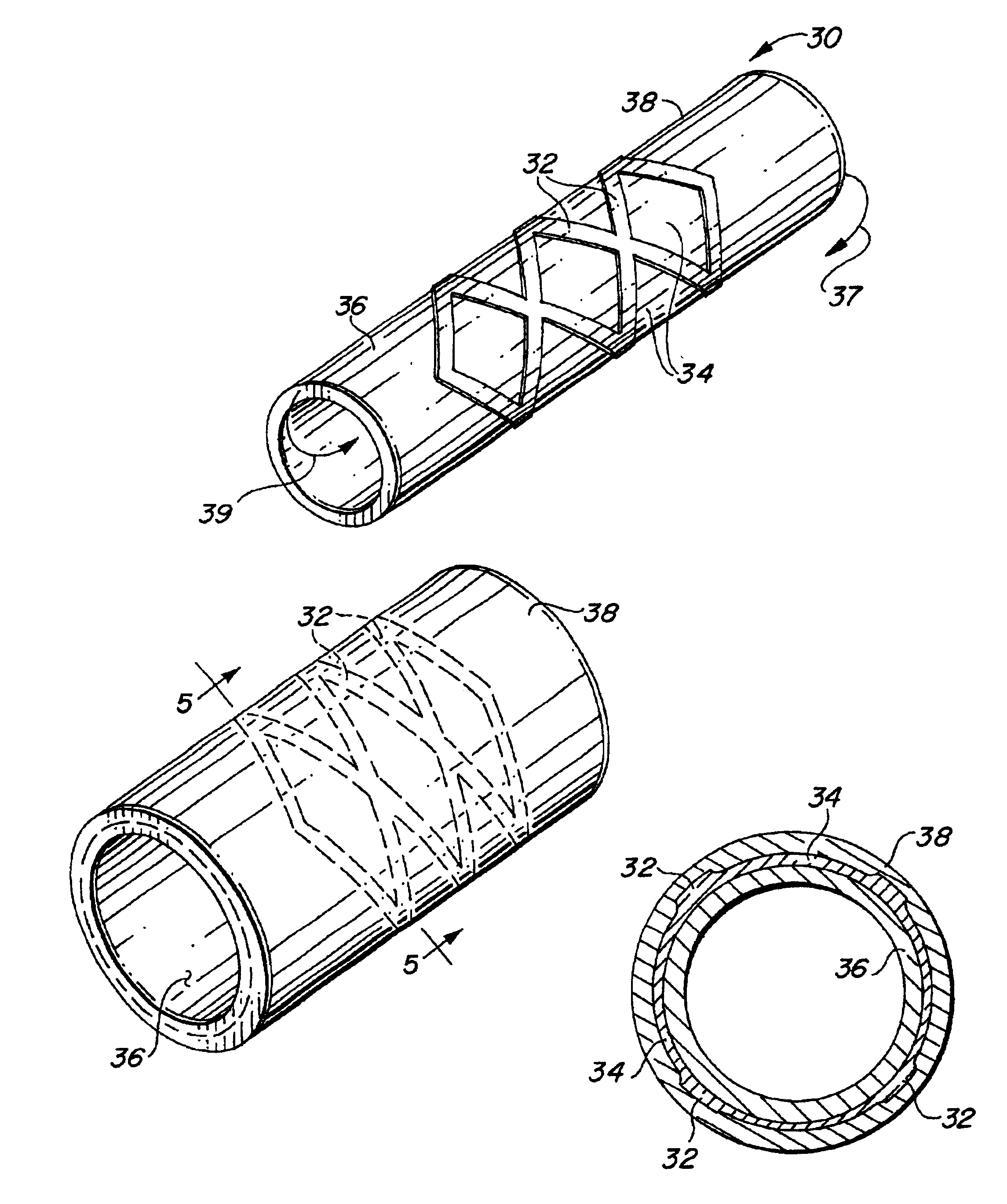 Self-supporting laminated films, structural materials and medical devices manufactured therefrom and methods of making same