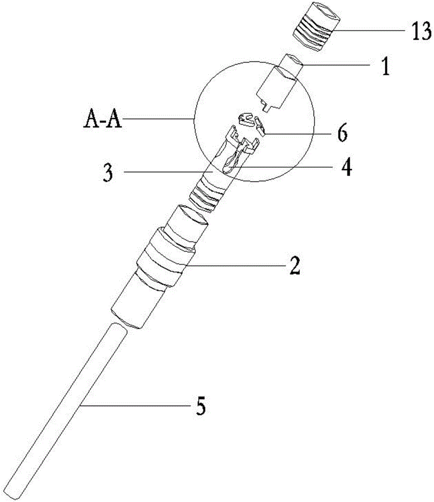 Dental handpiece driller clamping device