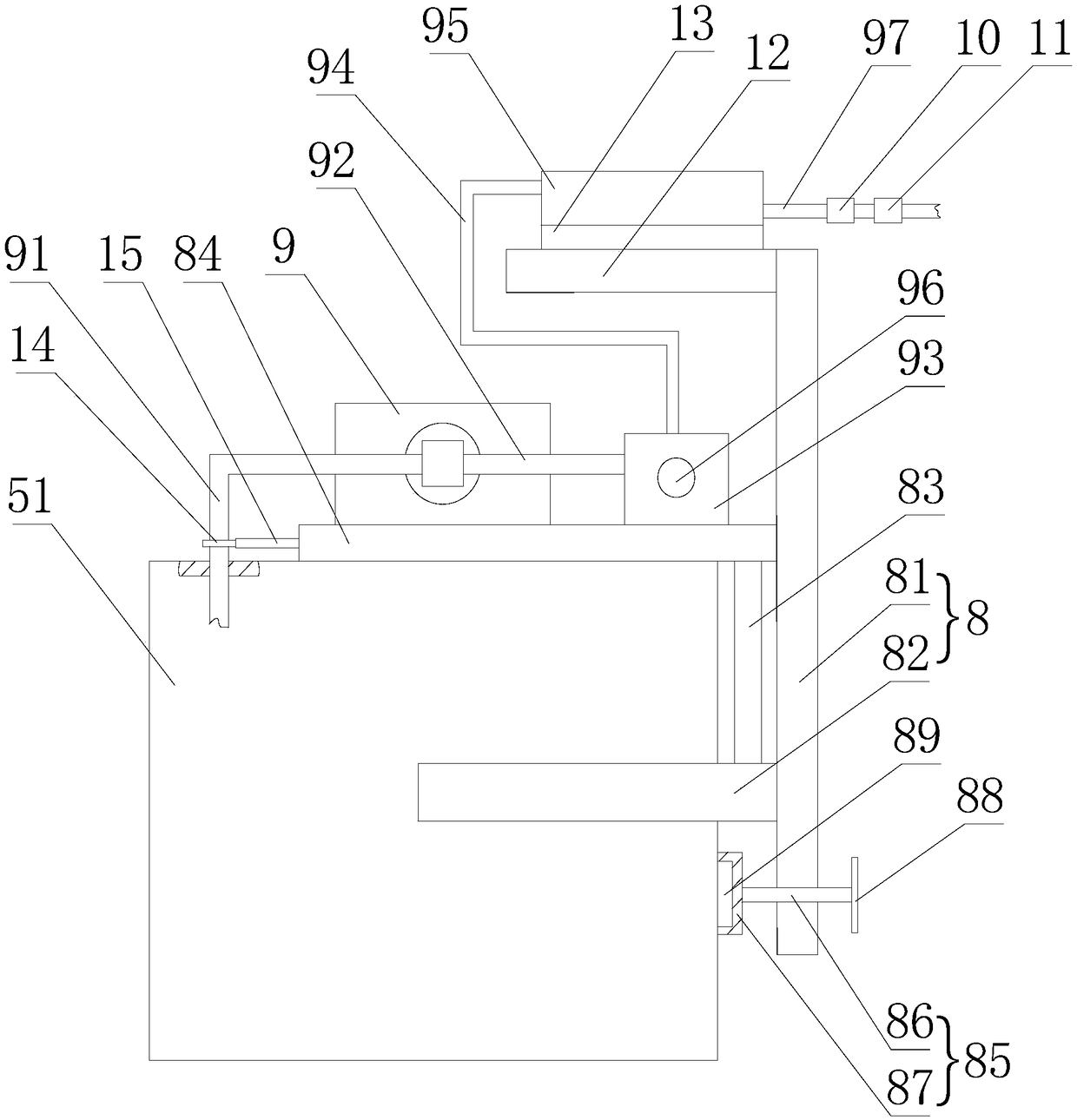 A cold pressing film device