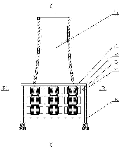 Cooling water waste heat power generation device