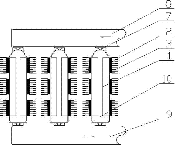 Cooling water waste heat power generation device