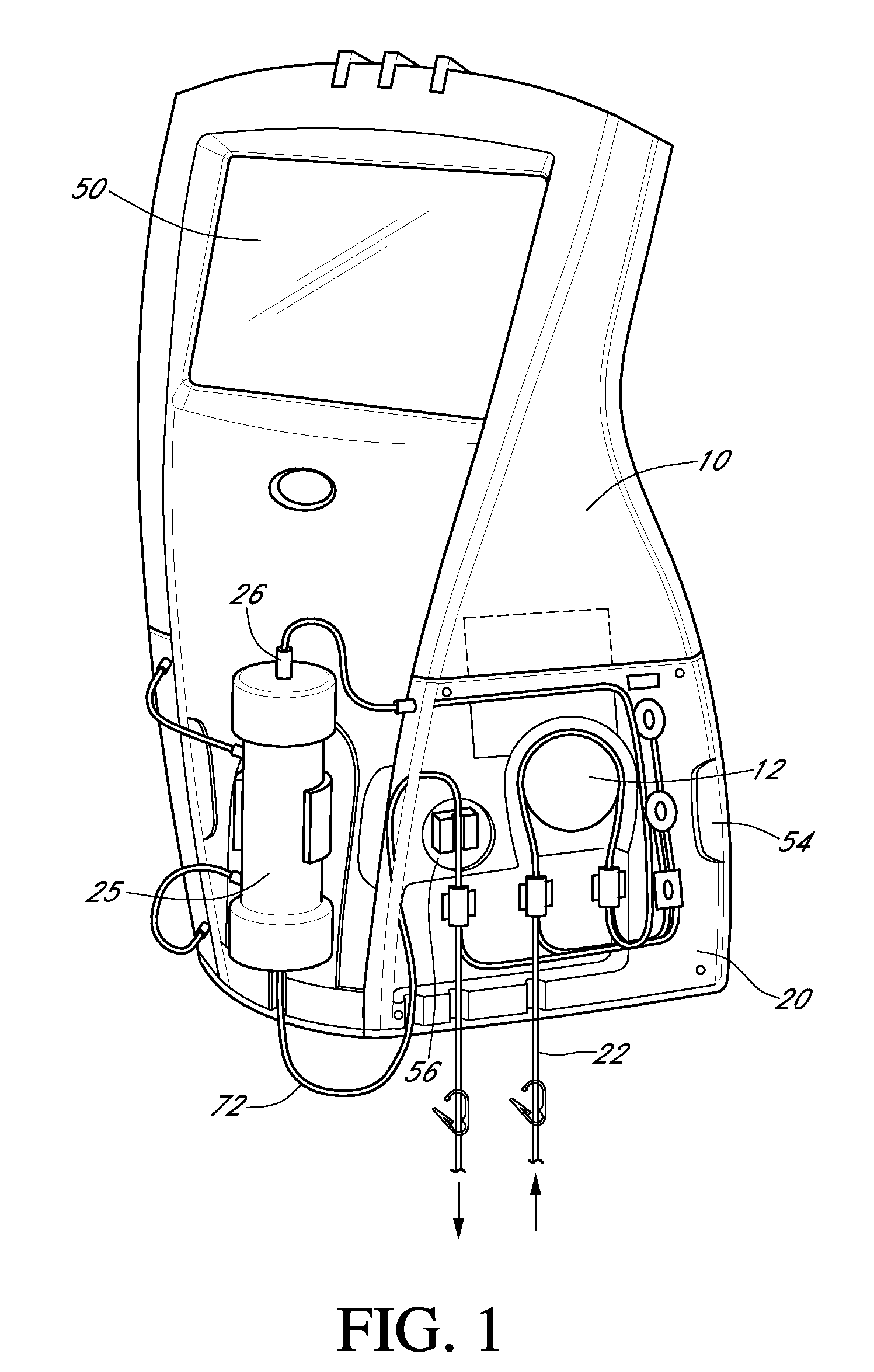 Modular hemofiltration apparatus with removable panels for multiple and alternate blood therapy