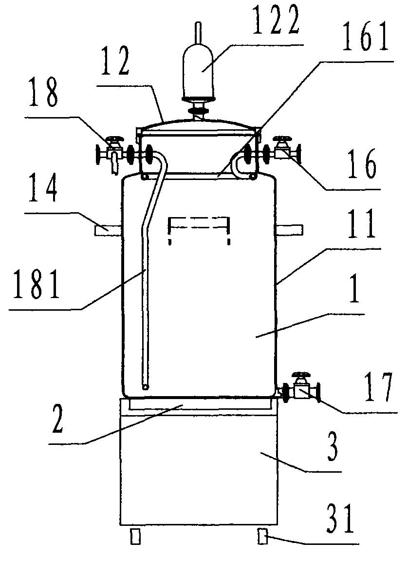 A fully enclosed aseptic liquid medicine ultrafiltration tank device