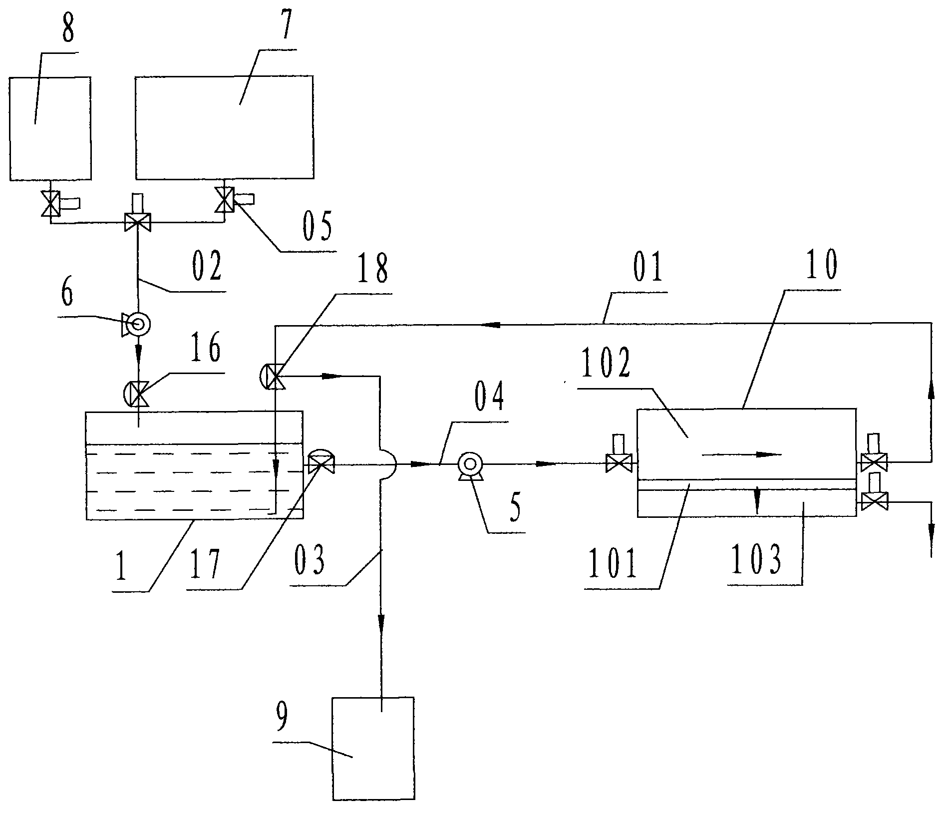 A fully enclosed aseptic liquid medicine ultrafiltration tank device