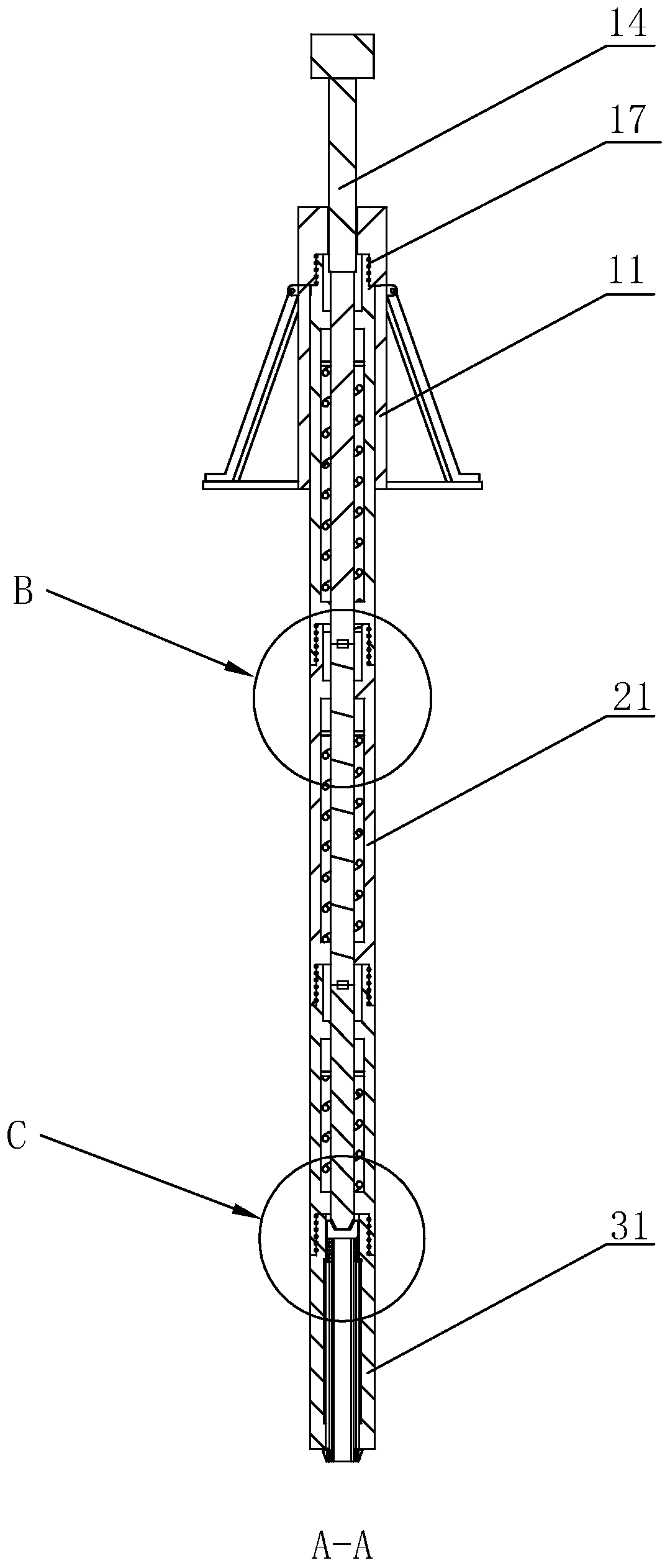 Sampling device for geotechnical investigation