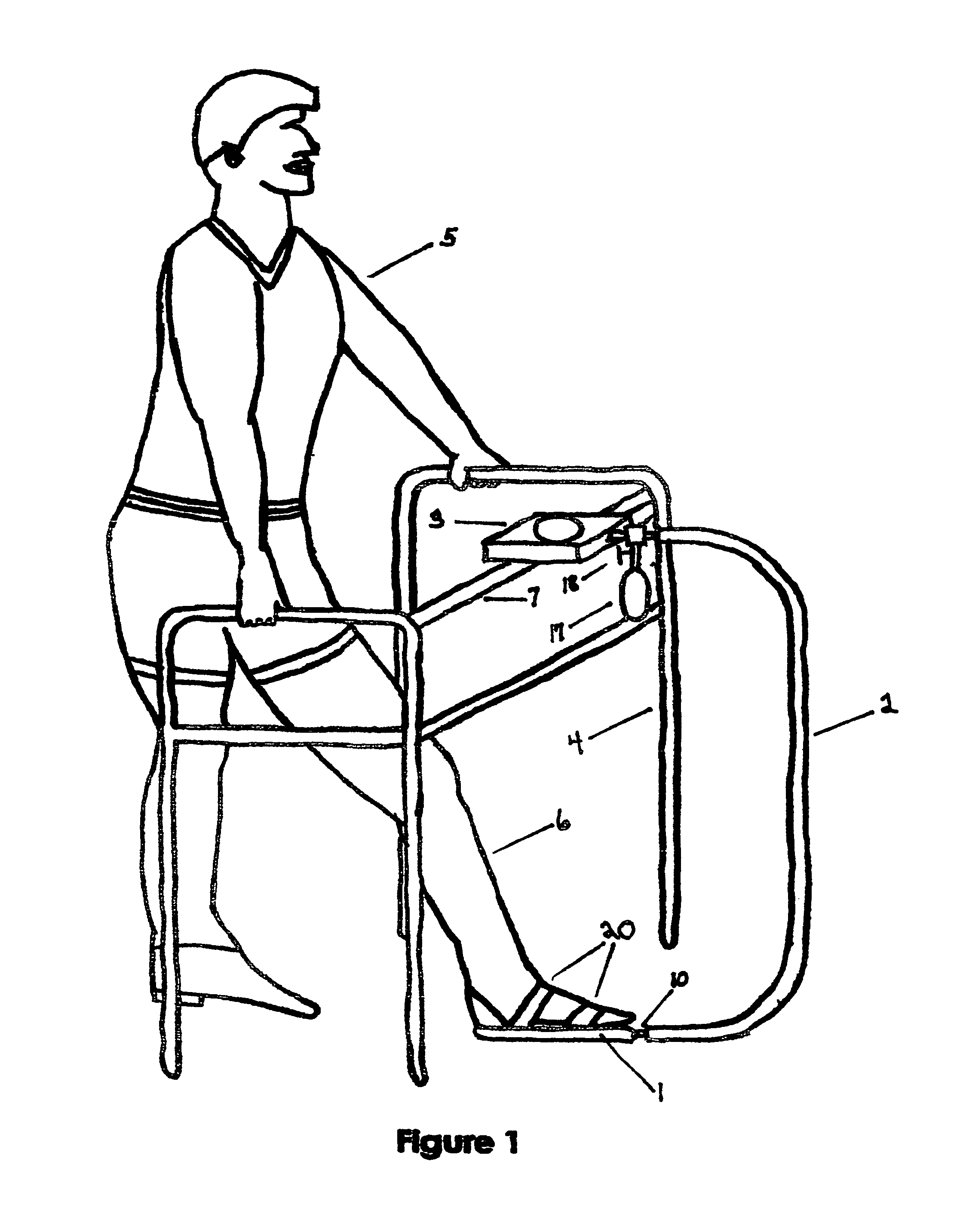 Visual warning device for weight bearing