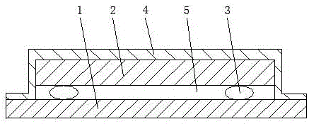 Packaging structure for film volume acoustic wave filter and packaging method